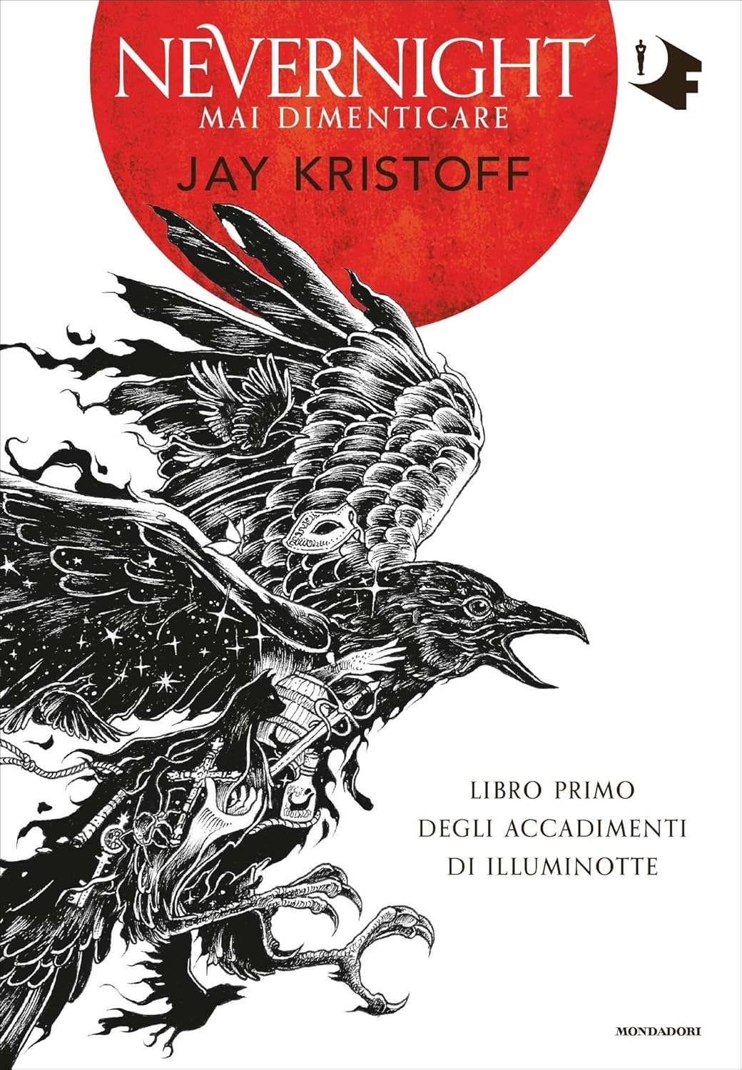 La copertina del primo volume di Nevernight di Jay Kristoff