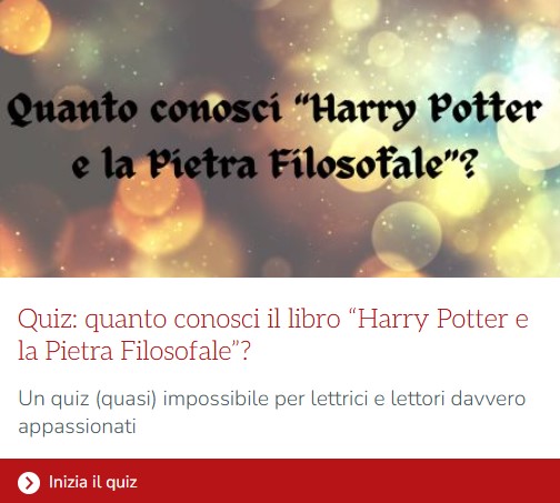 quiz harry potter e la pietra filosofale