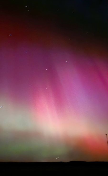 L'aurora boreale vista vicino a Reykjavík