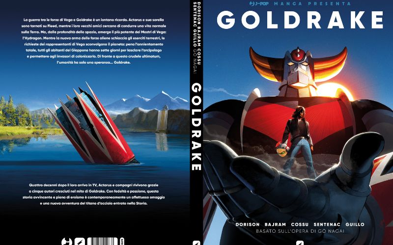 Copertina stesa Goldrake