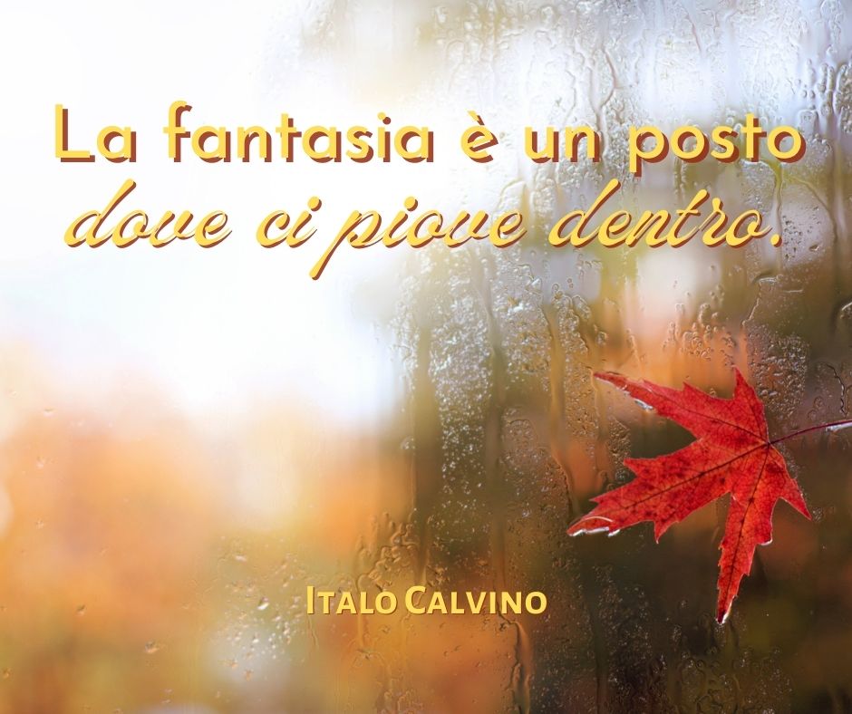 Una delle frasi sulla pioggia pronunciate da Italo Calvino