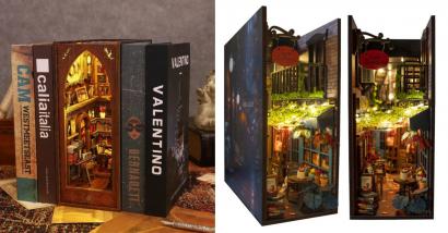 Book nook: il fascino delle miniature artistiche per decorare la propria libreria