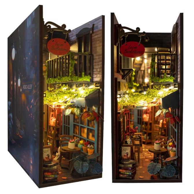 Book nook vicolo accogliente