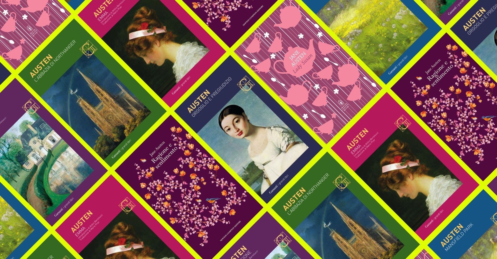 Tutti i libri dell'amatissima Jane Austen