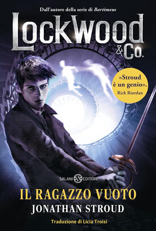 copertina di "Il ragazzo vuoto - Lockwood & Co. Vol 3", tra i libri da leggere 2025