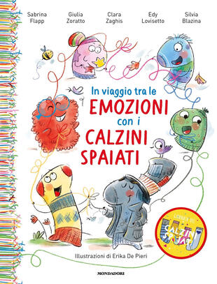 Copertina del libro per bambini "In viaggio tra le emozioni con i calzini spaiati"