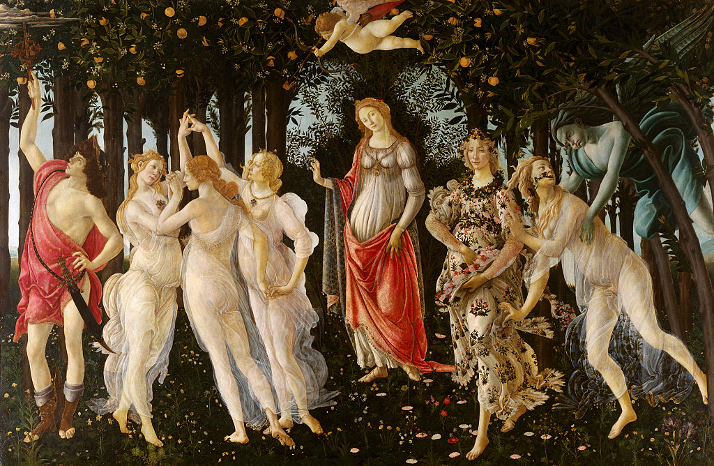 La Primavera di Botticelli è un esempio di allegoria in ambito artistico