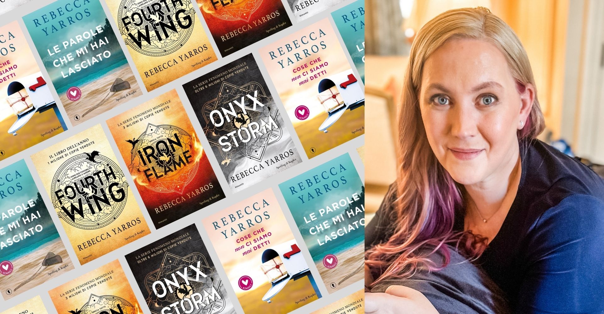 Rebecca Yarros: i libri della saga di "Fourth Wing" (mentre esce "Threshing day")