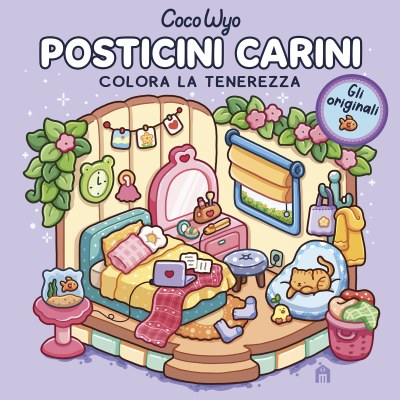 Un coloring come Posticini carini è perfetto da tenere sul comodino
