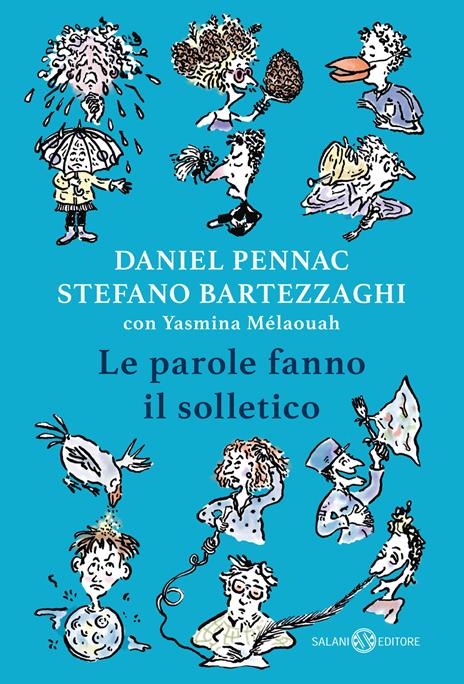 Copertina del libro Le parole fanno il solletico di Daniel Pennac e Stefano Bartezzaghi