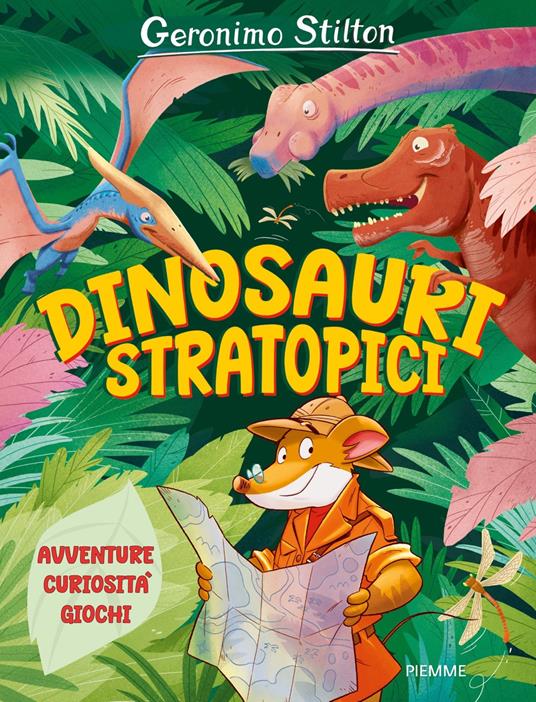 Copertina di "Dinosauri stratopici" tra i libri per bambini 2025