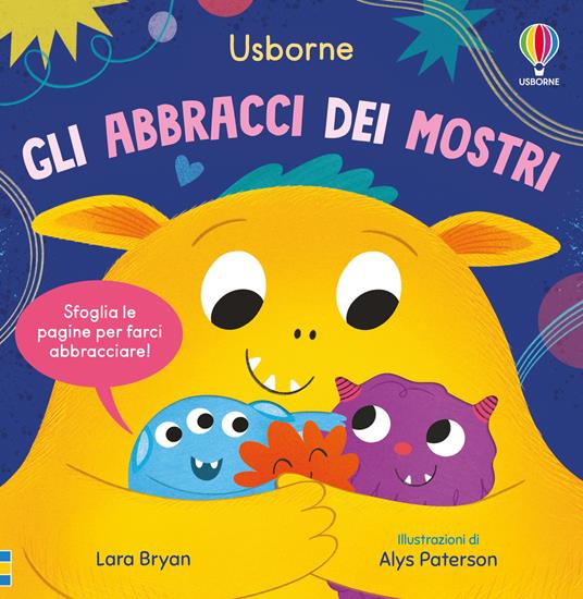Copertina di Gli abbracci dei mostri tra i libri per bambini 2025