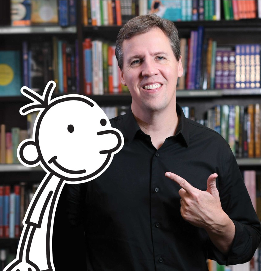Jeff Kinney (credits Filip Wollak), autore del bestseller La schiappa