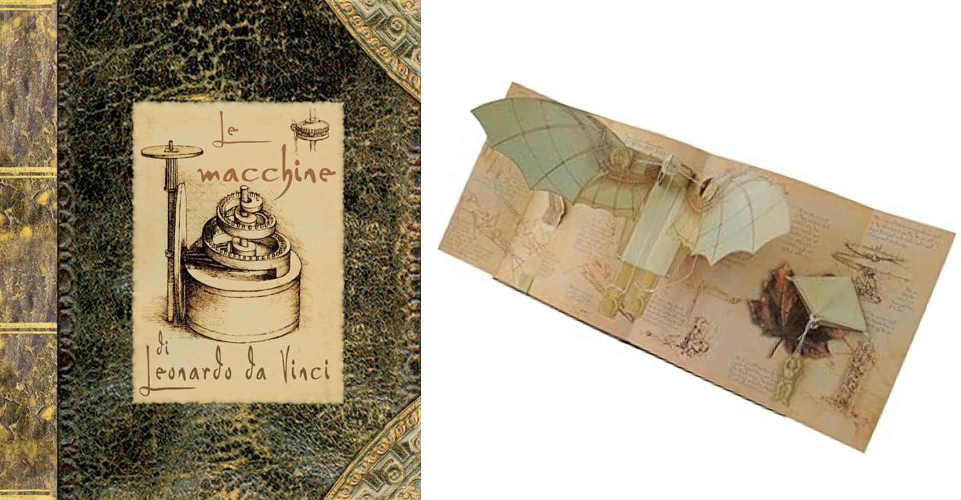 Le macchine di Leonardo da vinci è uno dei libri 3d per adulti