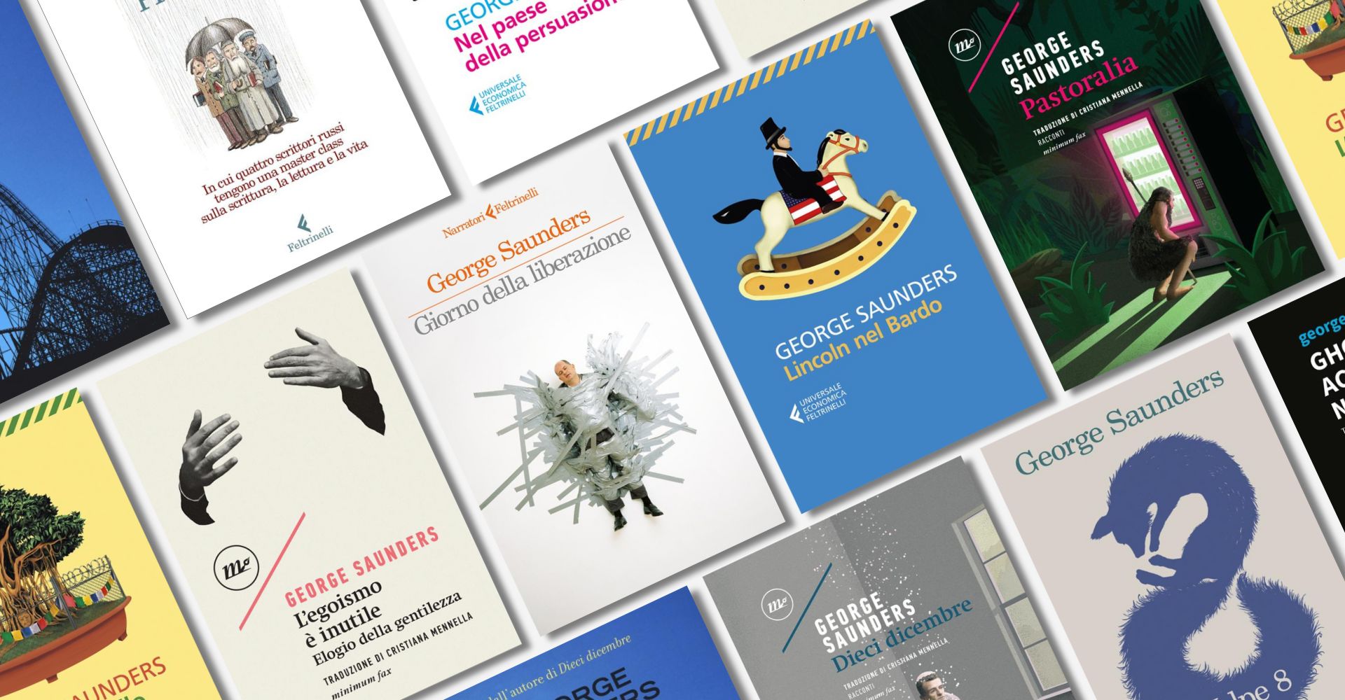 George Saunders: tutti i libri del maestro del racconto breve