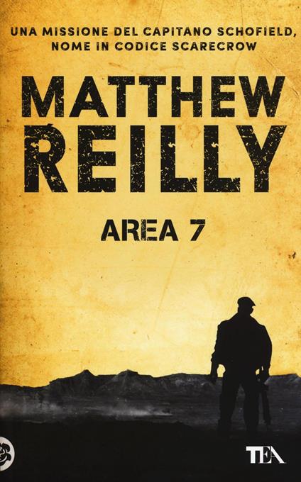 copertina del libro thriller area 7 di matthew reilly
