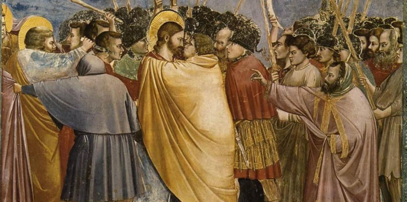 quadro Il bacio di Giuda di Giotto