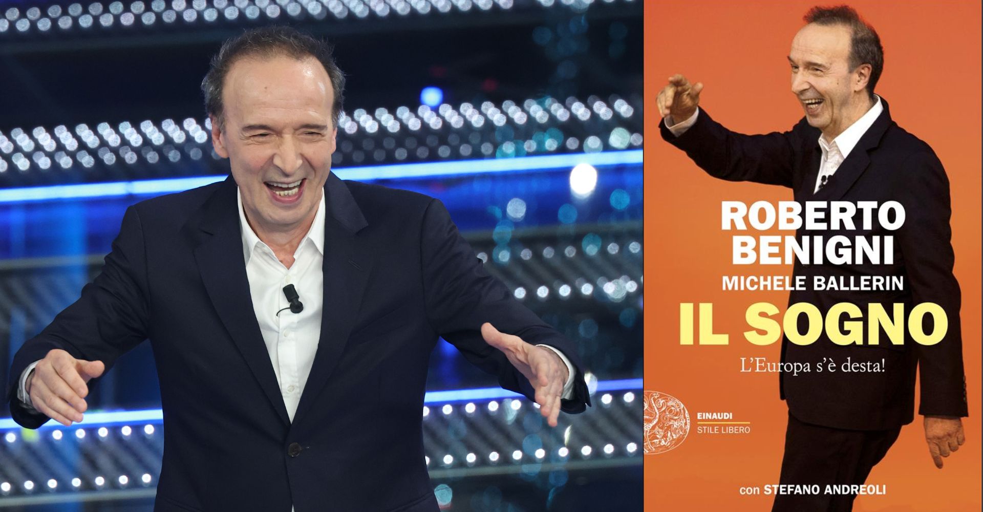 "Il sogno": il nuovo libro di Roberto Benigni è dedicato all'Europa