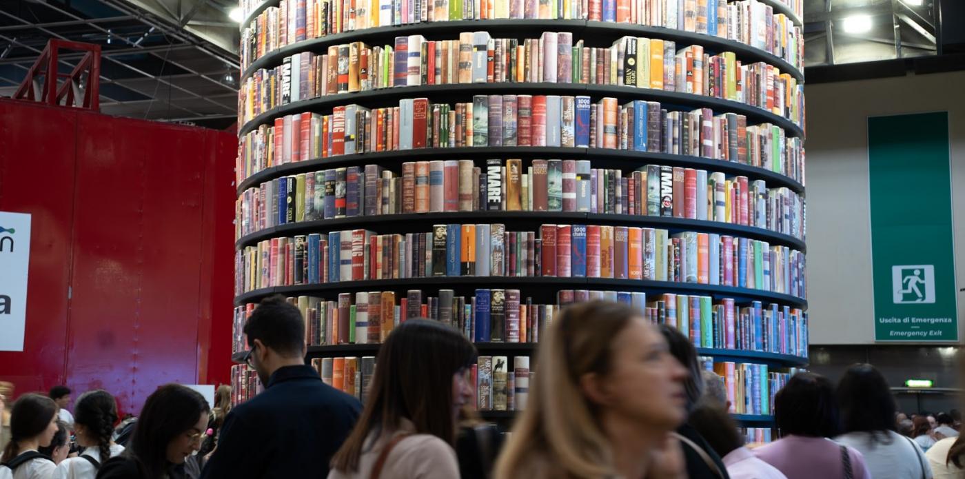 Salone del libro di Torino nella foto di Luciano Niervo