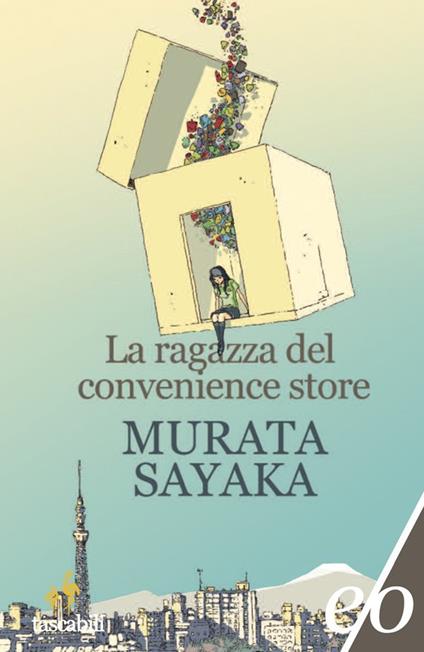 Copertina del libro La ragazza del convenience store di Murata Sayaka, uno dei libri per l'estate consigliati da leggere a chi resta in città
