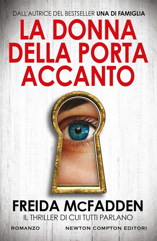 Copertina di La donna della porta accanto libri da leggere estate 2025