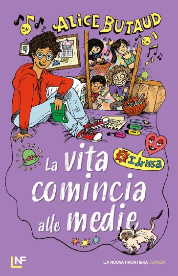 Copertina di La vita comincia alle medie libri per ragazzi estate 2025
