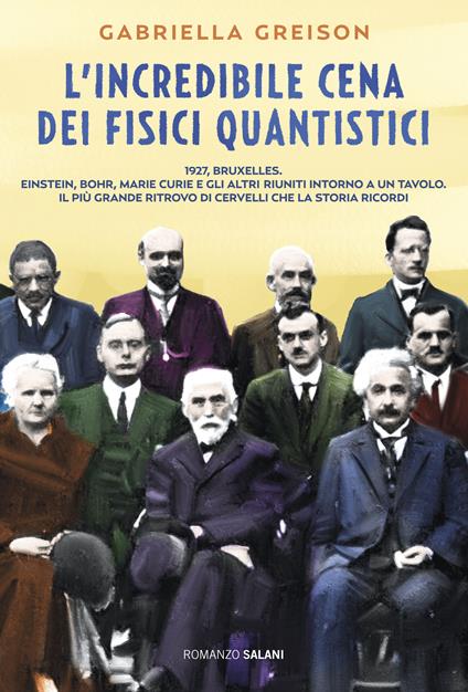 copertina del libro di divulgazione l'incredibile cena dei fisici quantistici