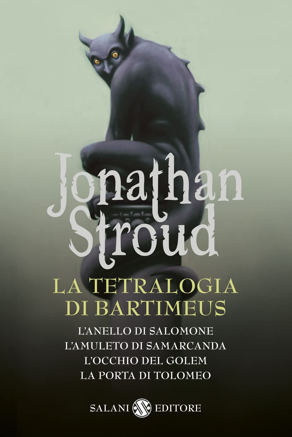 La Tetralogia di Bartimeus di Jonathan Stroud. La copertina della vecchia edizione