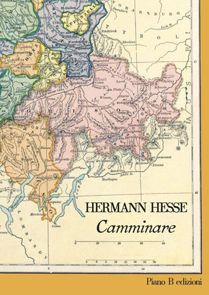 copertina del libro camminare di herman hesse