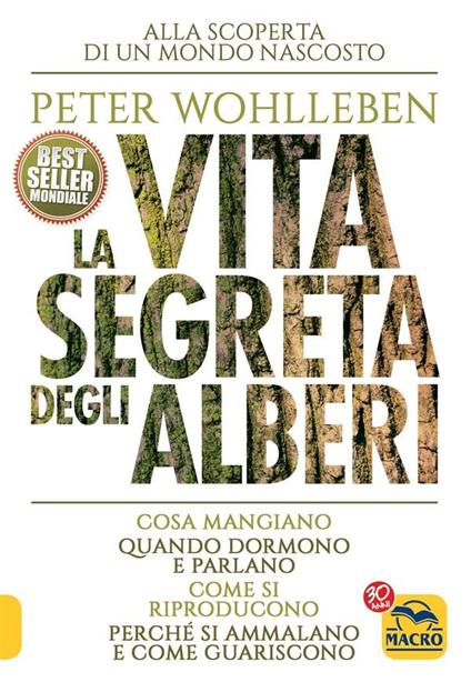 copertina del libro la vita segreta degli alberi