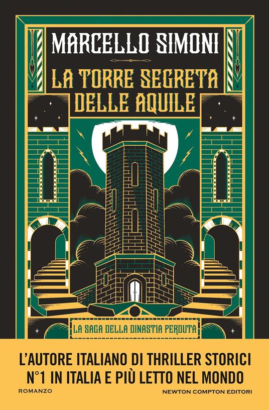 copertina di la torre segreta delle aquile, tra i thriller del 2025