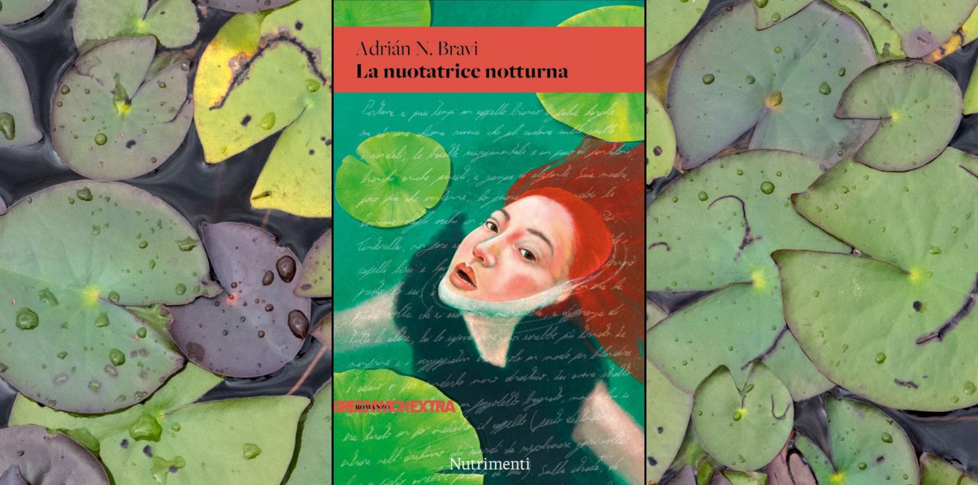 La nuotatrice notturna di Adrian N. Bravi, l'immagine di copertina dell'articolo