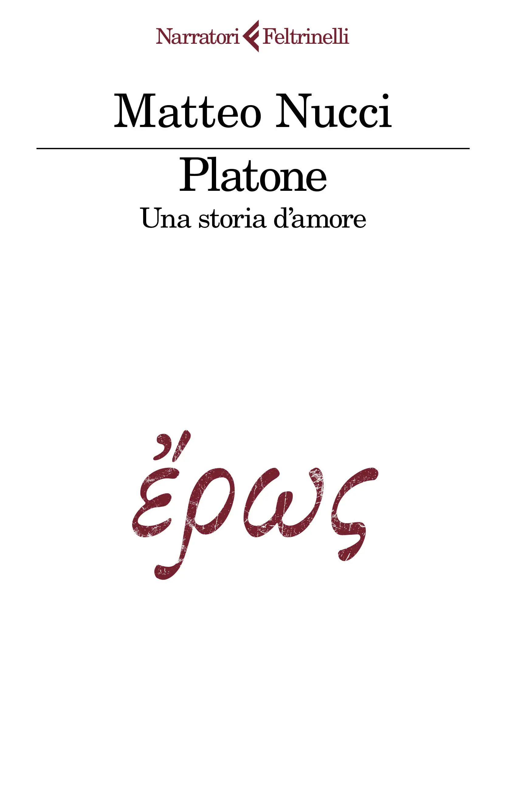 Copertina del libro Platone di Matteo Nucci