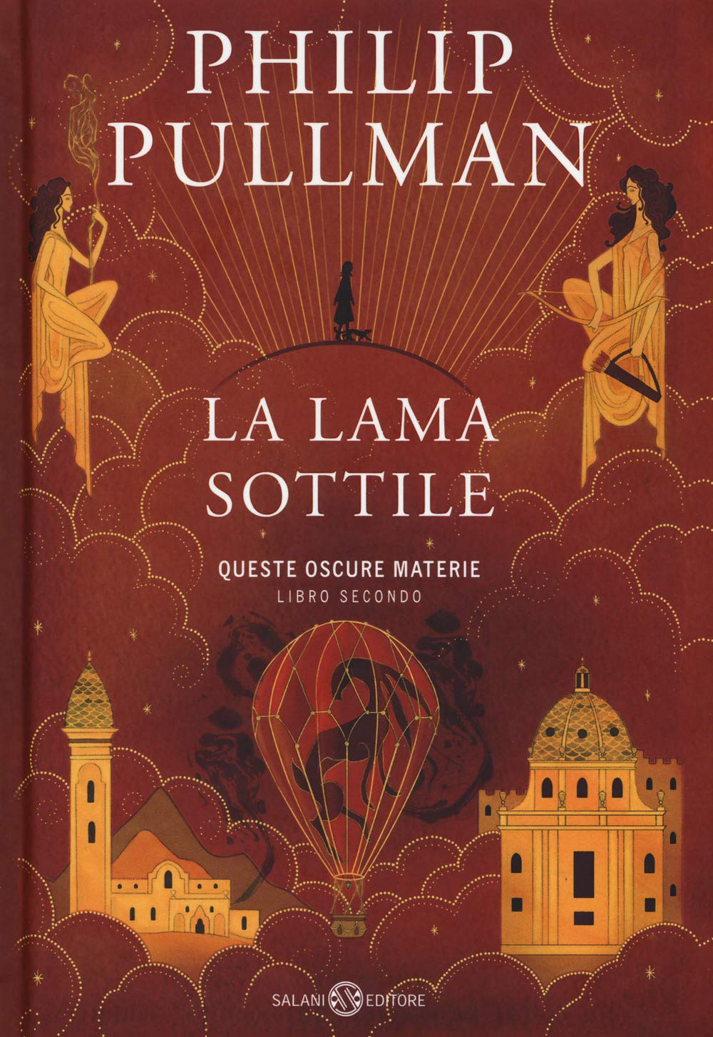 La lama sottile, copertina del secondo volume della saga Queste Oscure Materie di Philip Pullman
