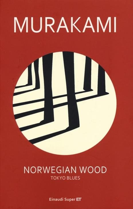 Copertina di "Norwegian wood. Tokyo blues" di Haruki Murakami, un racconto delicato sul primo amore di un adolescente 