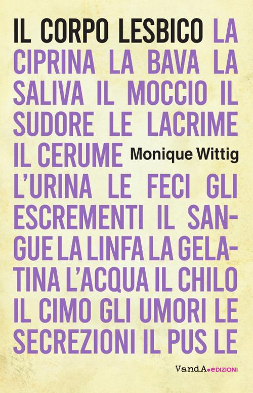 Il corpo lesbico di Monique Witting 