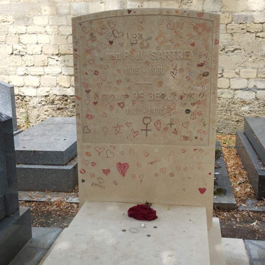 La tomba di Sartre e De Beauvoir. credits: Jonathan Blasig