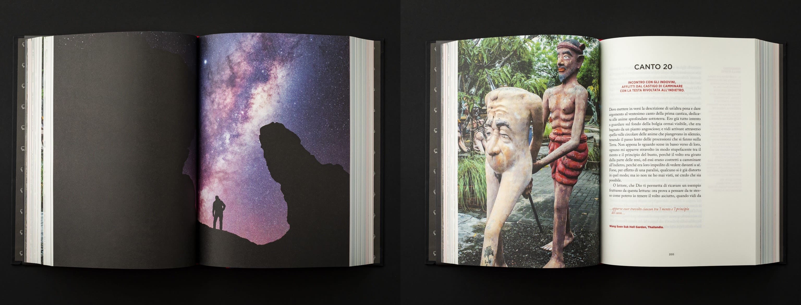 L'interno di Divina Commedia Liberata - Inferno