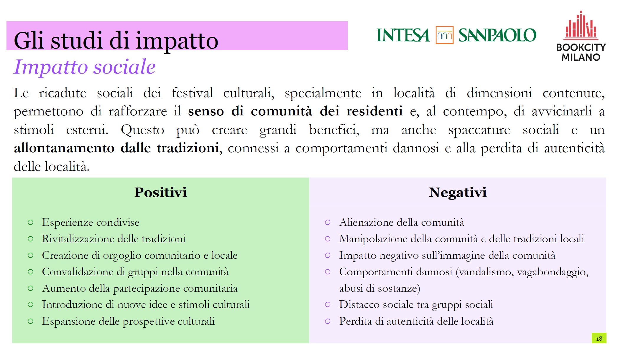 Impatto sociale
