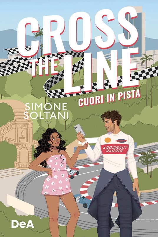 copertina di Cross the line. Cuori in pista