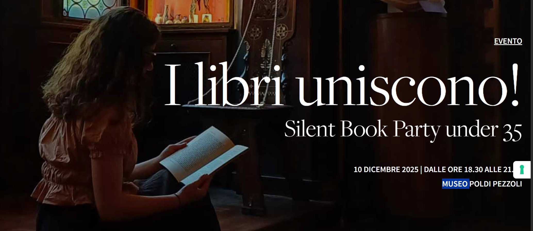 silent book party under 35 museo Poldi Pezzoli