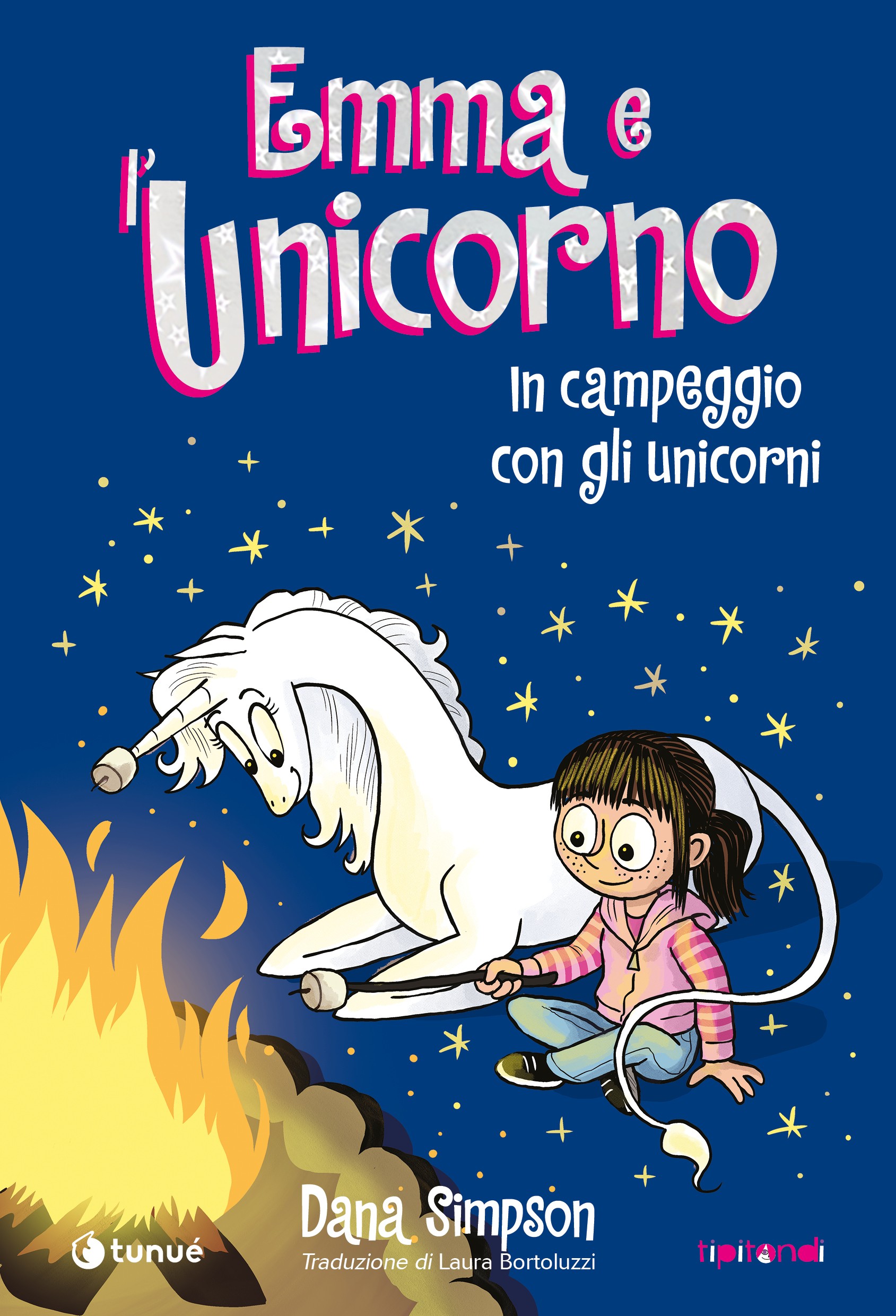 COPERTINA DI Emma e l'unicorno in campeggio con gli unicorni, libri da leggere 2026