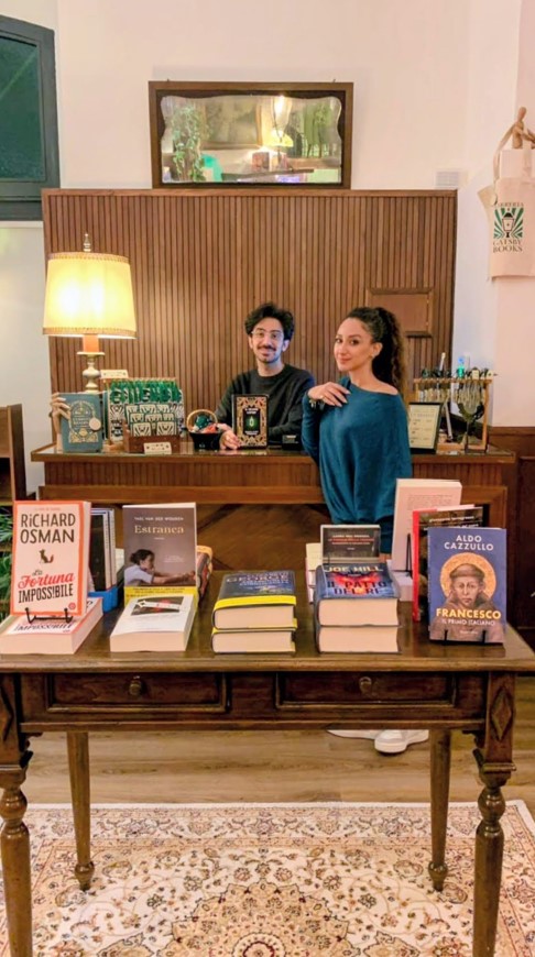 Giuseppe Quattrocchi e la sorella nella foto di Eva Luna Mascolino