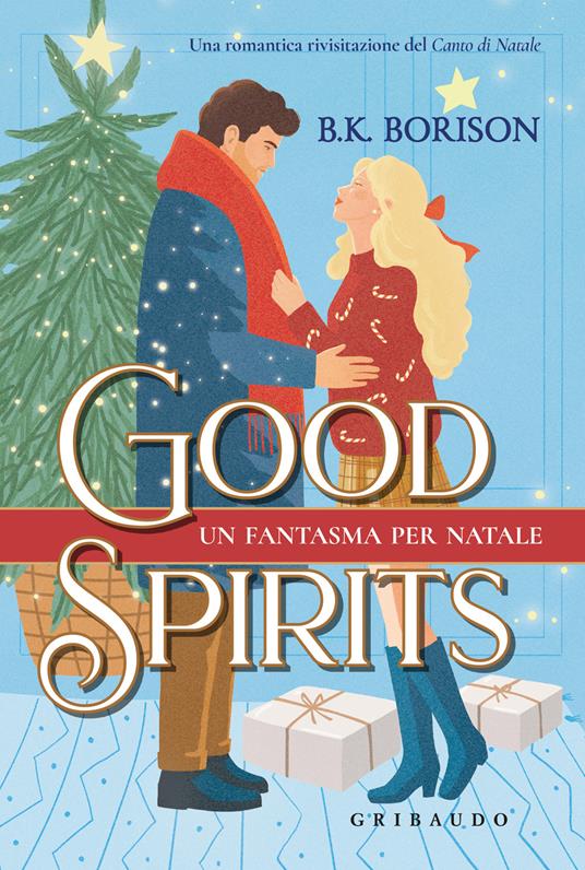 Copertina di Good Spirits. Un fantasma per Natale di B.K. Borison tra i comfort book da leggere a Natale