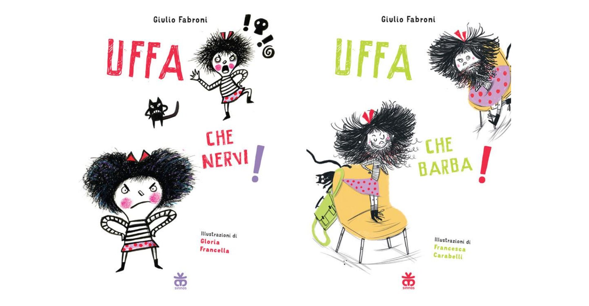 copertine di Uffa che nervi! e di Uffa che barba! libri da leggere 2026