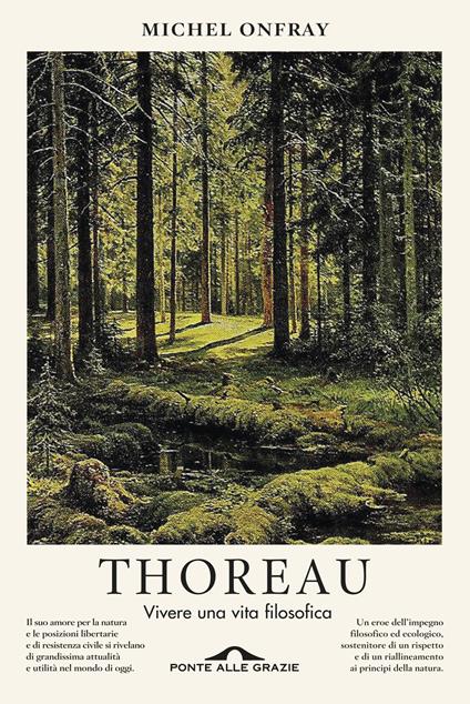 copertina di "Thoreau" di Michel Onfray