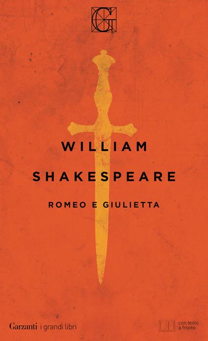 Copertina del libro Romeo e Giulietta di William Shakespeare, una delle tragedie più famose di tutti i tempi sugli amori impossibili