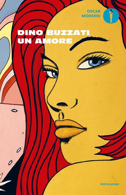 Copertina del libro Un amore di Dino Buzzati, uno dei più noti romanzi del '900 dedicati agli amori impossibili