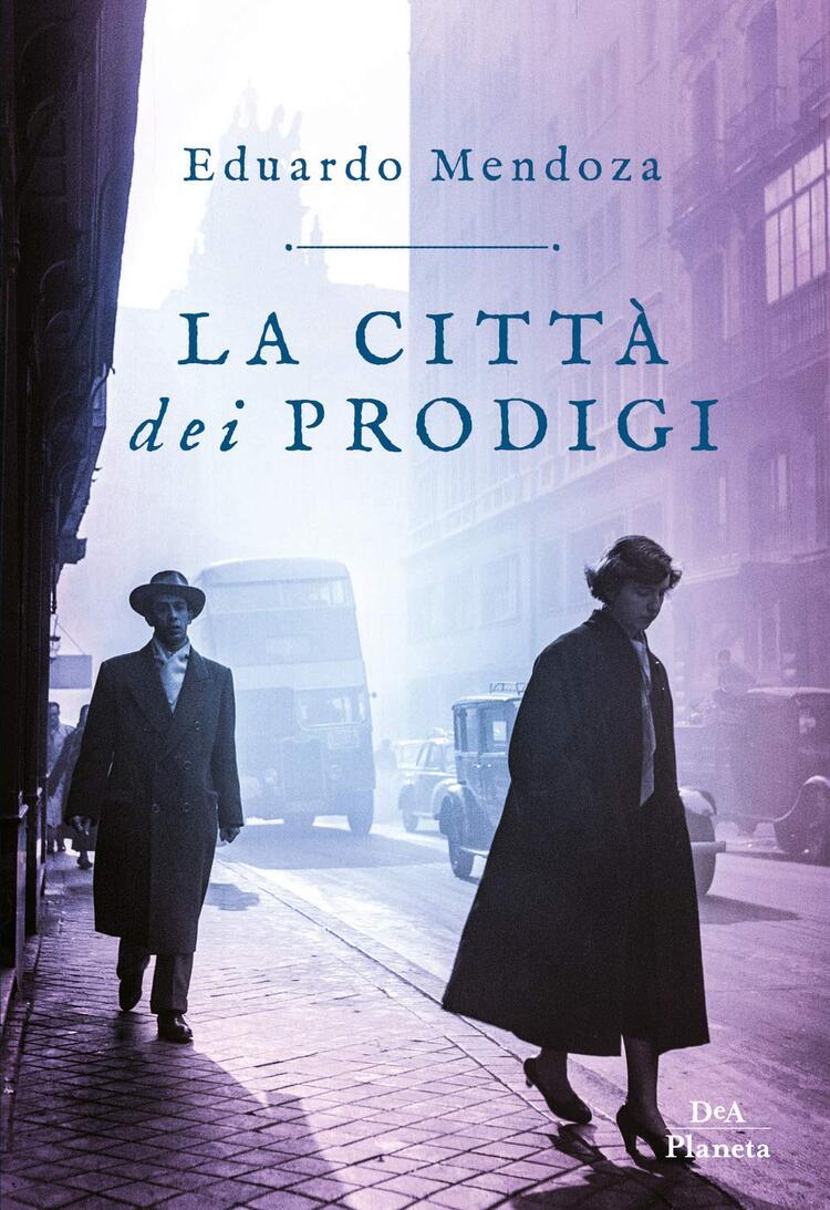 La città dei prodigi, copertina del libro di Eduardo Mendoza, esempio del gotico spagnolo