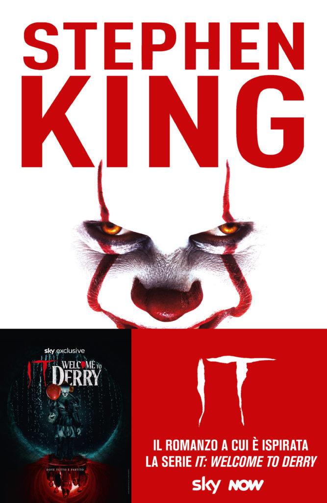 L'immagine sulla copertina del romanzo It di Stephen King